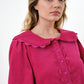 Bonny Baby cord Long Sleeve Mini Dress - Pink