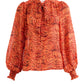 Boo Rosechild Tie Neck Blouse – Apricot
