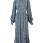 Bricia Naïve Posy Print Tiered Midi Dress - Teal