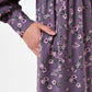 Bricia Naïve Posy Print Tiered Midi Dress - Violet