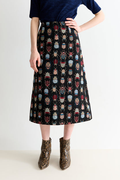 Buffy Beetlejuice Jacquard Midi Skirt – Multicoloured