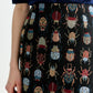 Buffy Beetlejuice Jacquard Midi Skirt – Multicoloured