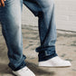 Relaxed Ripple Denim - Classic Blue