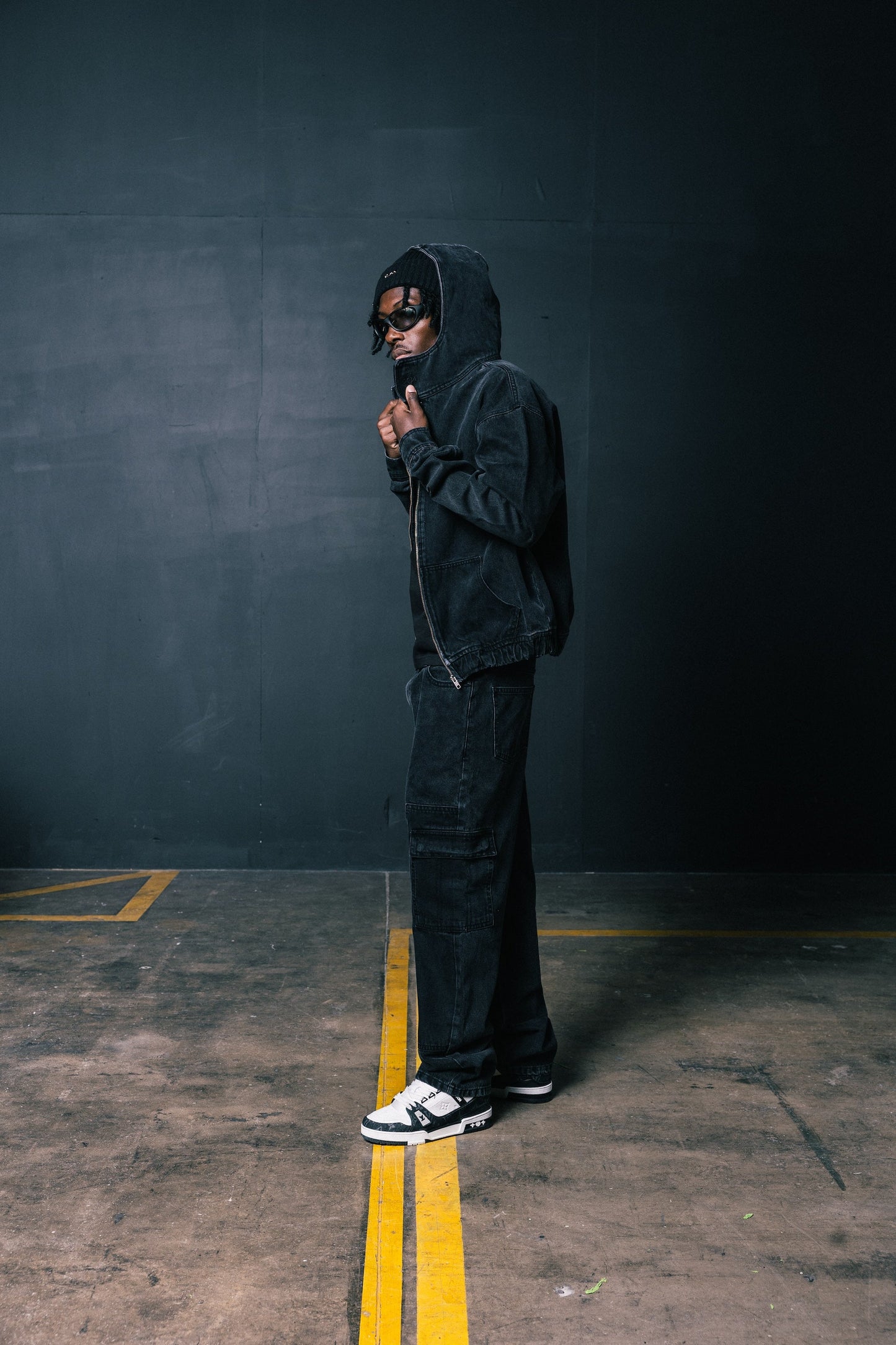 Pocket Carpenter Denim - Blackout