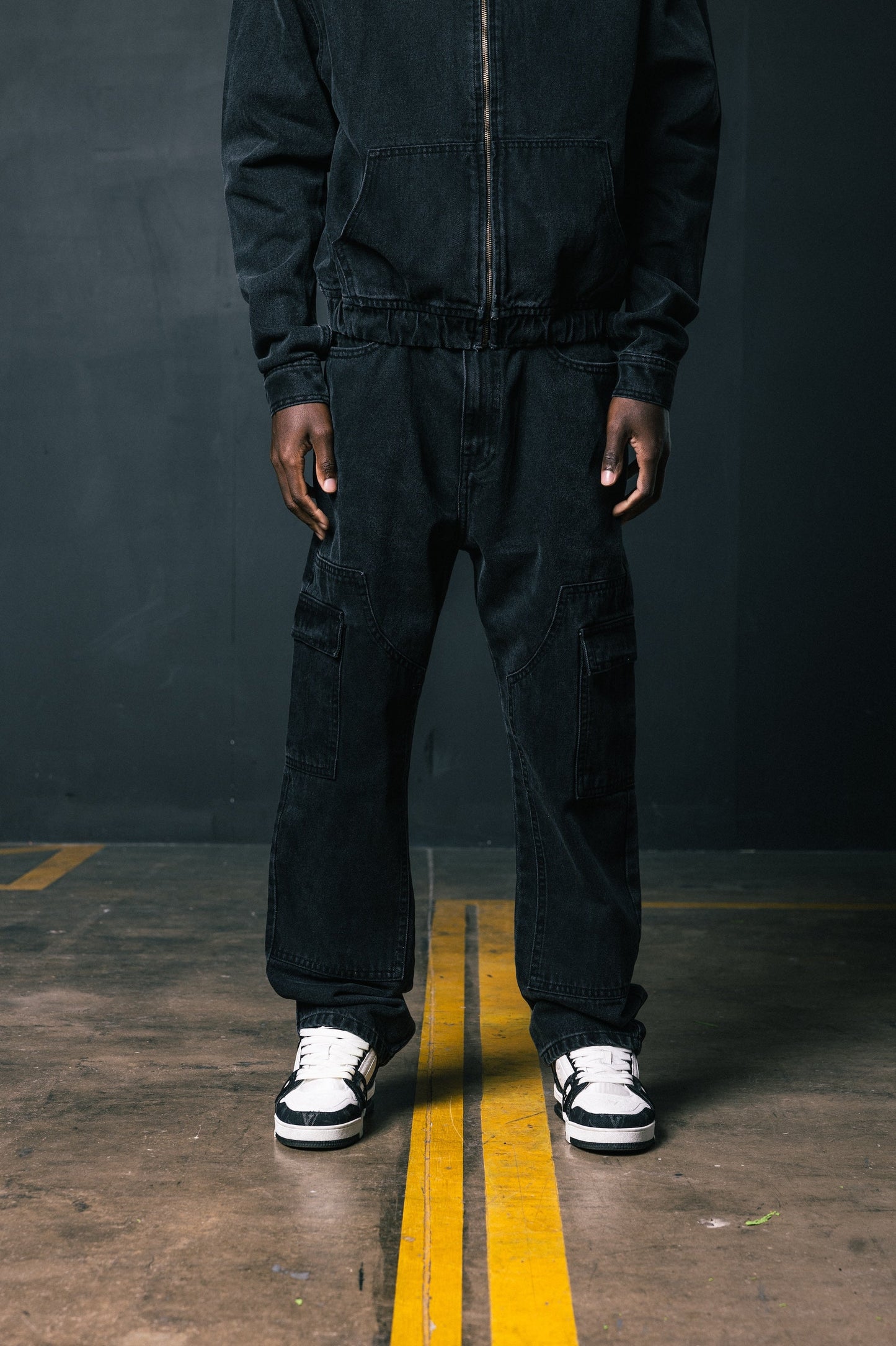 Pocket Carpenter Denim - Blackout