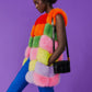 Black Grape Skin Eco Leather Bag