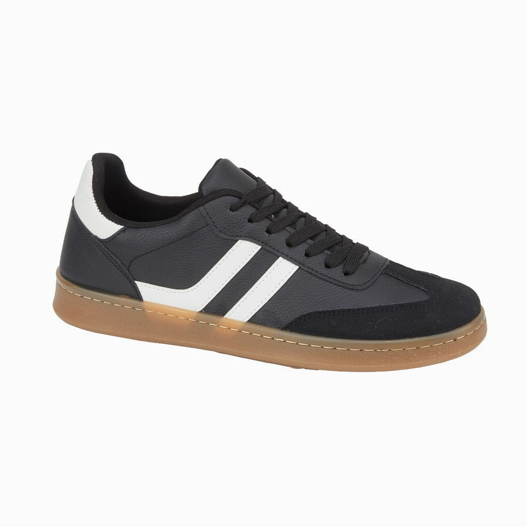Black Stripe Sneakers Trainers