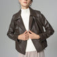 Chocolate Genuine Leather Jacket