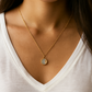 Neva Luxe 18k Gold Plated Reversible Celestial Pendant Necklace