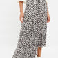 Louche Carole Gingham Twist Print Asymmetric Midi Skirt