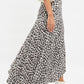 Louche Carole Gingham Twist Print Asymmetric Midi Skirt