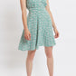 Louche Cathleen Mint Blossom Print Mini Tea Dress