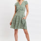 Louche Cathleen Double Daisy Print Mini Tea Dress