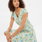 Louche Cathleen Mini Flower Show Print Mini Tea Dress