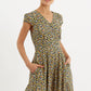Cathleen Mini Santa Fe Floral Tea Dress
