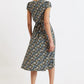 Cathleen Midi Watercolour Floral Tea Dress