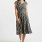 Cathleen Midi Watercolour Floral Tea Dress