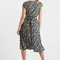 Cathleen Midi Watercolour Floral Tea Dress