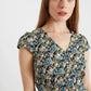 Cathleen Midi Watercolour Floral Tea Dress