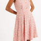 Cathleen Mini Periwinkle Tea Dress