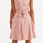 Cathleen Mini Periwinkle Tea Dress