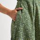 Cathleen Mini Ditsy Tea Dress Green