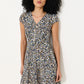 Cathleen Mini Tea Dress Navy Floral
