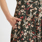 Cathy Tapestry Print Midi Tea Dress