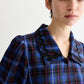 Catlin Winter Check Button Through Midi Dress – Blue