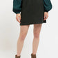 Louche Aubin Cottage Check A Line Mini Skirt Green