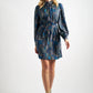 Collyn Geo City Print Long Sleeve Mini Dress