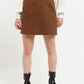 Louche Aubin Cottage Check A Line Mini Skirt Ginger