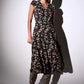 Cathy Tapestry Print Midi Tea Dress