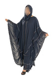 Chiffon Triple Layered Abaya with Lace - Elegant and Stylish Islamic Clothing for Women