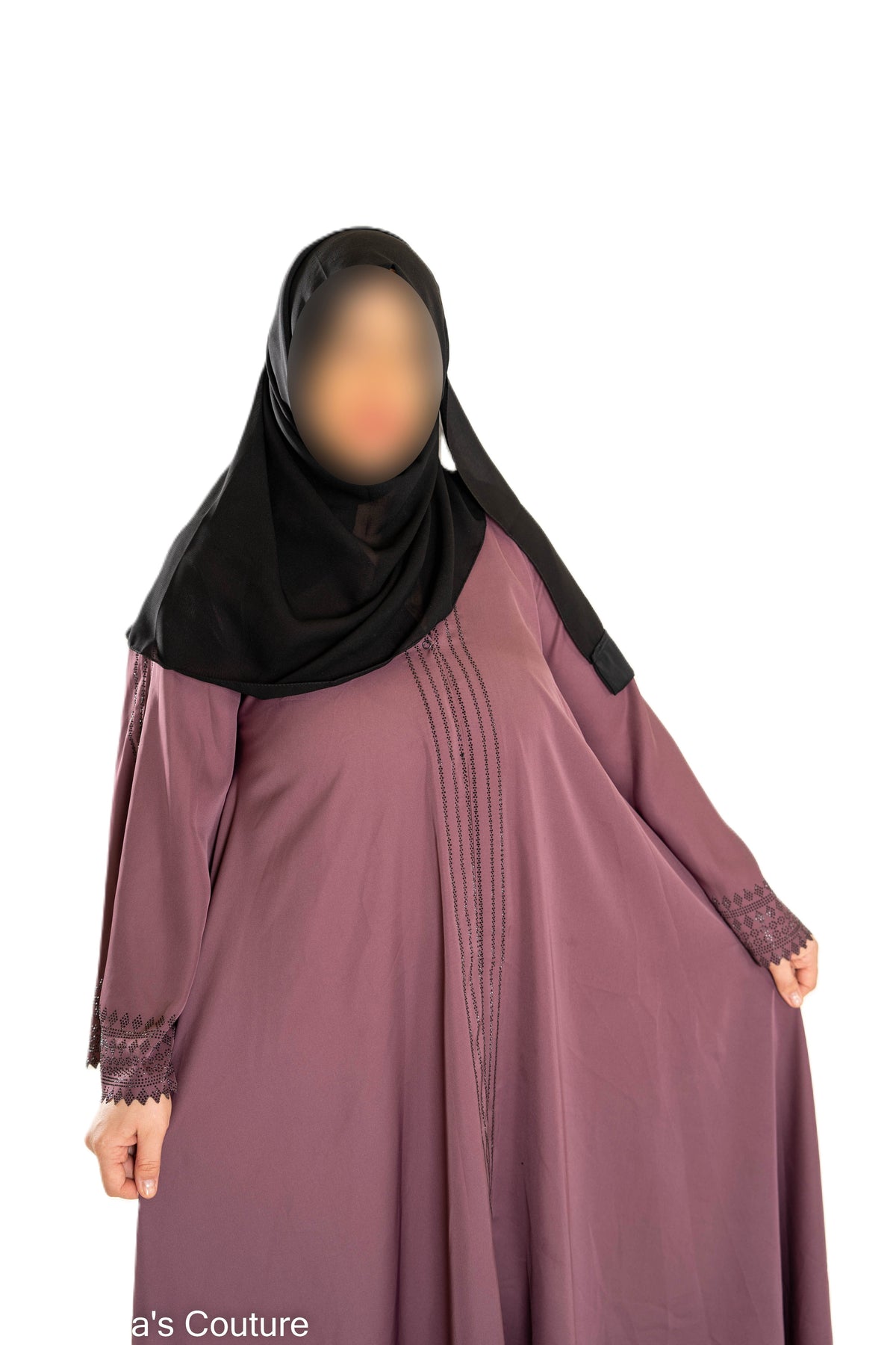 DMC Abaya open sleeve & Tassel