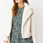 Cream Faux Fur Jacket