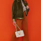 Cream Vegan Leather Hand Made Millie Cross Body Bag