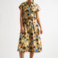 Dancia Besties Print Midi Shirt Dress