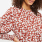 Louche Daphne Pretty Woman Print Statement Sleeve Mini Dress
