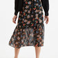 Louche Dasha Carpathian Florals Print Tiered Midi Skirt