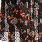 Louche Dasha Carpathian Florals Print Tiered Midi Skirt