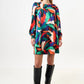 Didee Hofmann Print Long Sleeve Mini Dress