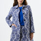 Dryden Wedgewood Jacquard Short Coat