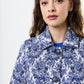 Dryden Wedgewood Jacquard Short Coat