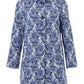 Dryden Wedgewood Jacquard Short Coat