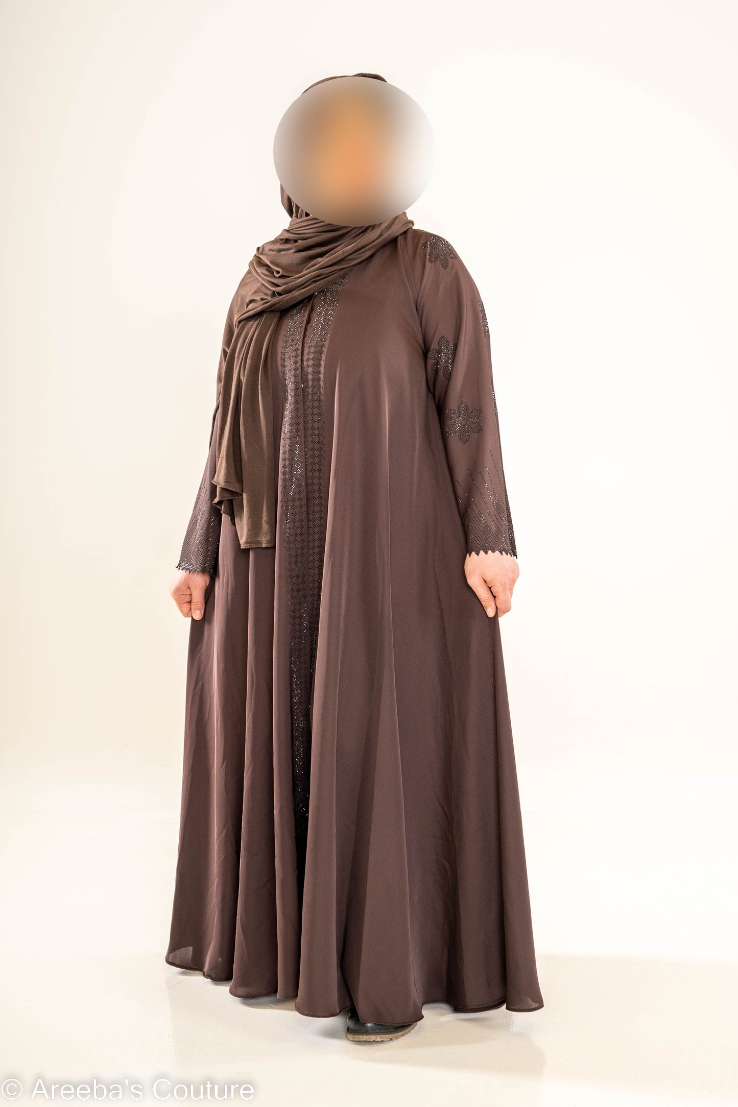 DMC Abaya open sleeve & Tassel