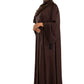 DMC Abaya open sleeve & Tassel