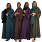 DMC Abaya open sleeve & Tassel