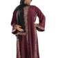 Coloured Embroidered Abaya - High-Quality Materials for Comfortable Wear - Stylish & Modest Statement Piece - Available in Various Colors