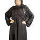 Black Embroidered Maxi Abaya with Elegant Embroidery for Comfort and Style